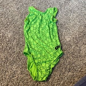 Girls child small green gymnastics 🤸🏼‍♀️ leotard